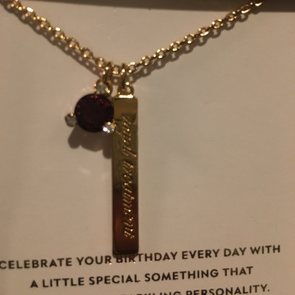 Kate Spade Birthstone Necklace 